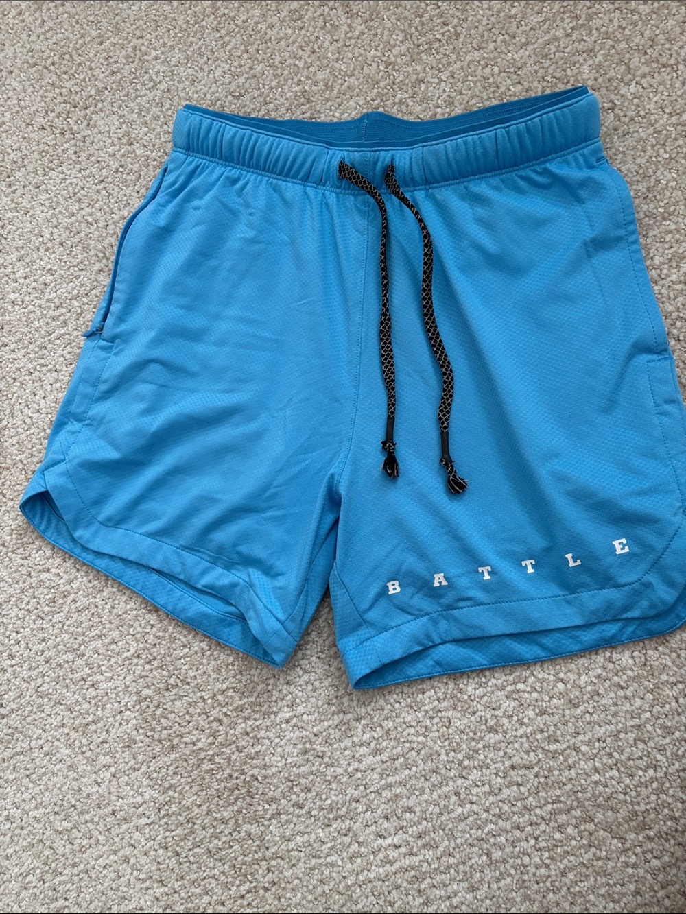 Boys Battle Blue Athletic Shorts